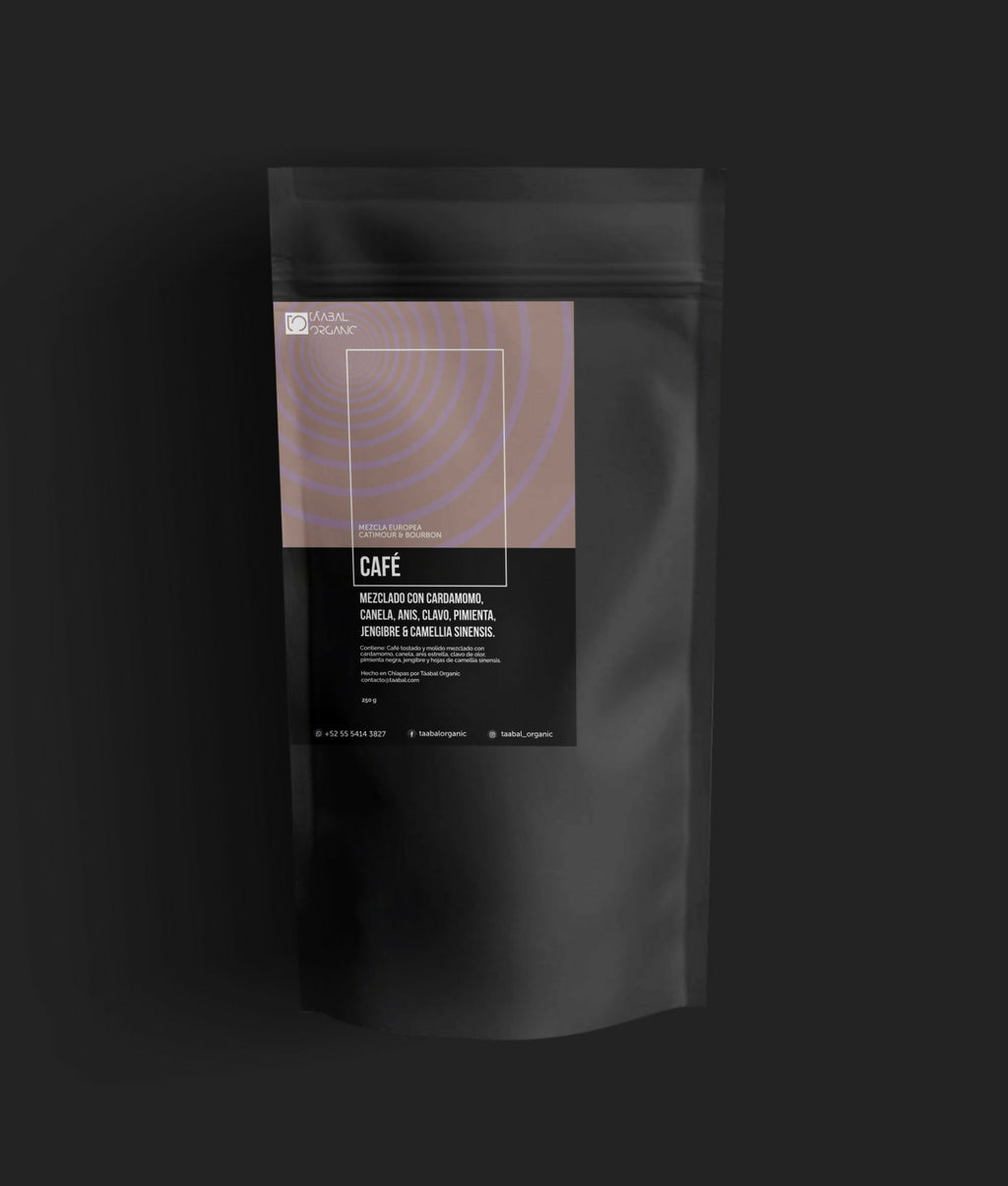 Café orgnánico mezcla massala.